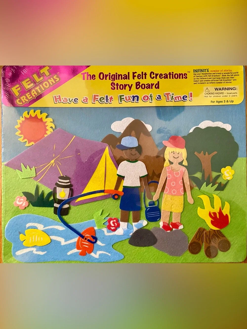 Deluxe 5 Piece Set Original Felt Creations Story Board Busy Book